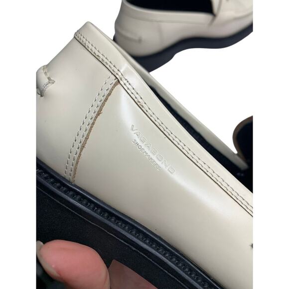 NWOT VAGABOND Shoemakers Alex Classic Loafer in White - Picture 12 of 12